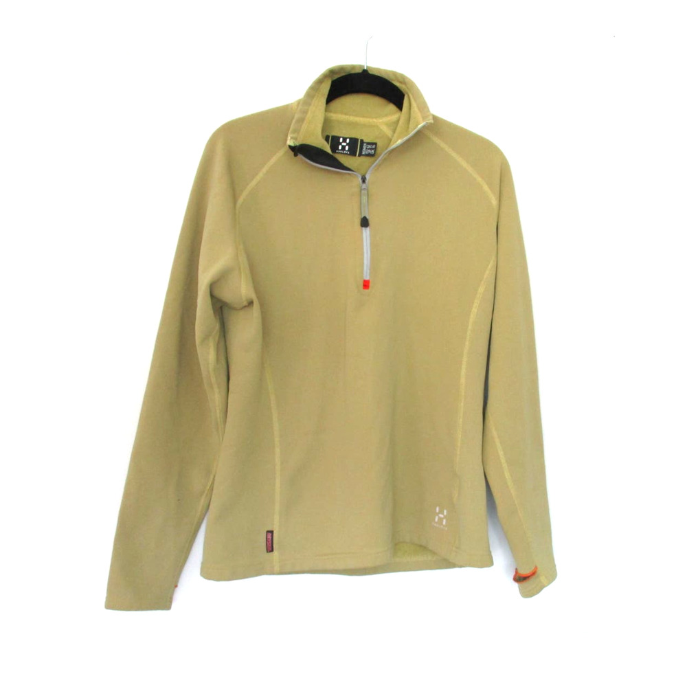 Haglofs Women's Green Half Zip Pullover Sweater Size EU 42